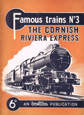 1950s: A King Class loco on the cover of Famous Trains #3: The Cornish Riviera Express