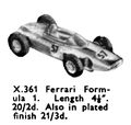 Ferrari Formula 1 Car, Playcraft X361 (MM 1966-10).jpg