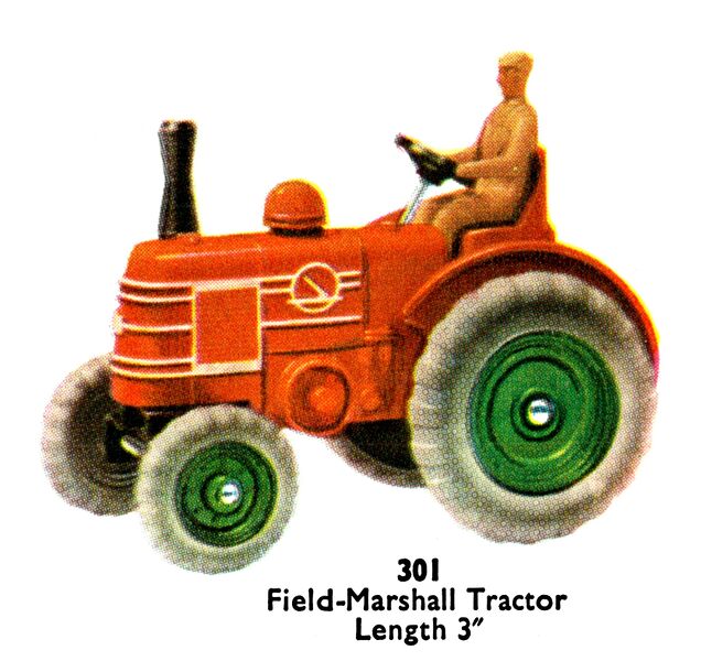 File:Field-Marshall Tractor, Dinky Toys 301 (DinkyCat 1957-08).jpg