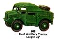 Field Artillery Tractor, Dinky Toys 688 (DinkyCat 1957-08).jpg