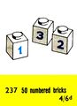 Fifty Numbered Bricks, Lego Set 237 (LegoCat ~1960).jpg