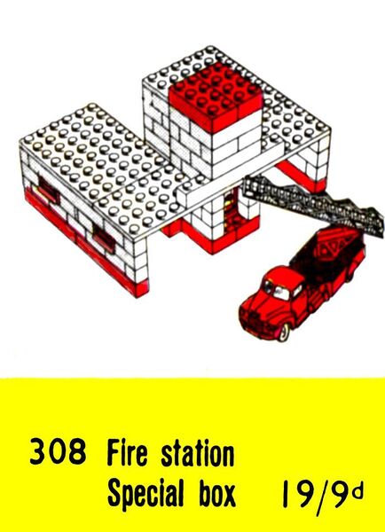 File:Fire Station Special Box, Lego Set 308 (LegoCat ~1960).jpg