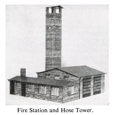 1975: Catalogue image, E5 Fire Station and Hose Tower