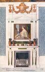 Fireplace and Overmantel in Queens Bedroom, The Queens Dolls House postcards (Raphael Tuck 4503-5).jpg