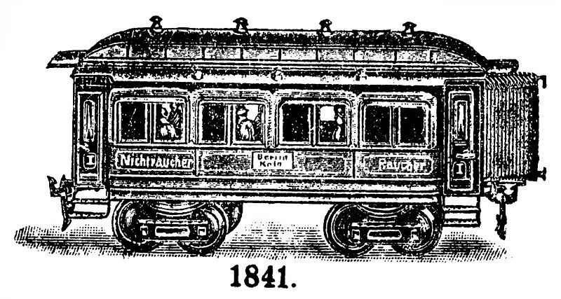File:First Class Passenger Carriage, Berlin-Koln, Märklin 1841 (MarklinSFE 1900s).jpg