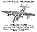 Flying Boat, Clipper III, Dinky Toys 60w (MeccanoCat 1939-40).jpg