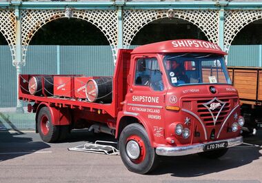 Foden brewery delivery lorry, HCVS rally, Brighton, 2019