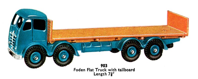 File:Foden Flat Truck with Tailboard, Dinky Supertoys 903 (DinkyCat 1957-08).jpg
