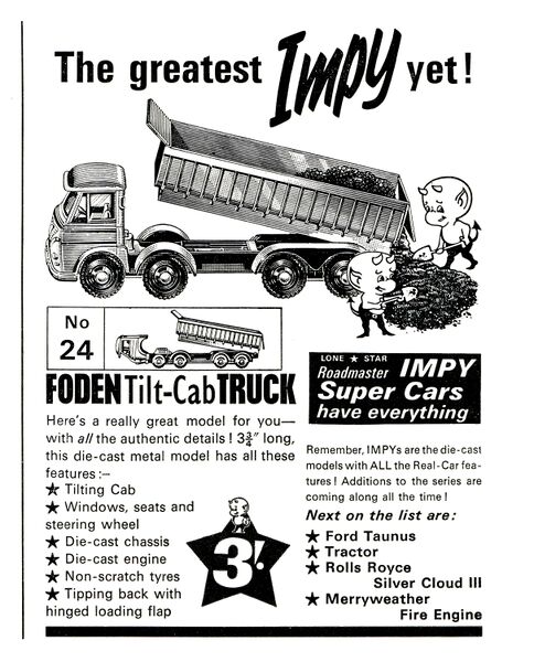 File:Foden Tilt-Cab Truck, Impy Toys (MM 1967-07).jpg
