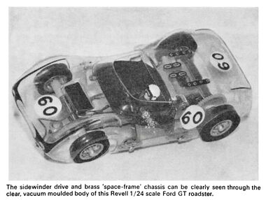 1966: Ford GT Roadster, transparent unpainted shell