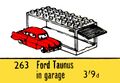 Ford Taunus in Garage, Lego 263 (Lego ~1964).jpg
