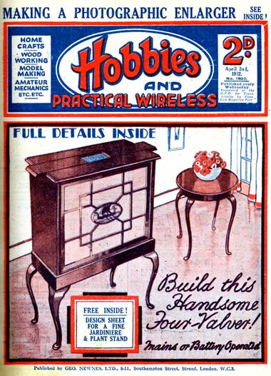 1932: Four-valve household radio