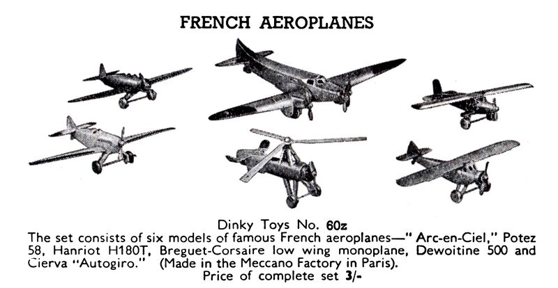 File:French Aeroplanes, Dinky Toys 60z (MeccanoCat 1939-40).jpg
