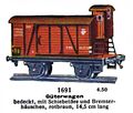 Güterwagen - Goods Wagon, Märklin 1691 (MarklinCat 1939).jpg