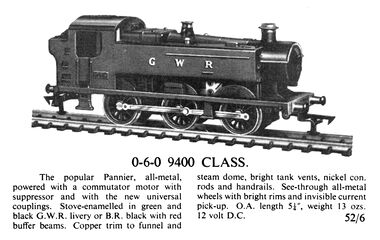 1964: GWR "Pannier Tank" loco: Any type of loco you like, as long as it's a GWR or BR tank loco