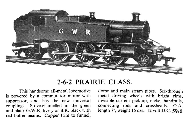 File:GWR Prairie Tank loco, 00-gauge (GF 1964).jpg