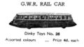 GWR Rail Car, Dinky Toys 26 (MCat 1939).jpg