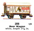 Gambrinus Beer Wagon, 00 gauge, Märklin 388 (Marklin00CatGB 1937).jpg