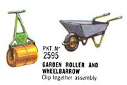 Garden Roller and Wheelbarrow, Britains Floral Garden 2595 (Britains 1966).jpg
