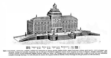 ~1921: "Gare Monumental", from a French Märklin catalogue