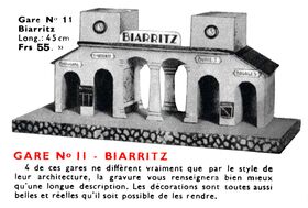Gare No.11, Biarritz (1935 French Hornby catalogue)