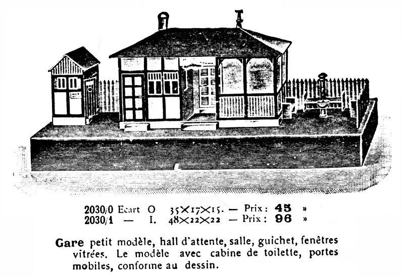 File:Gare Petit - Small Railway Station, Märklin 2030 (MärklinCatFr ~1921).jpg