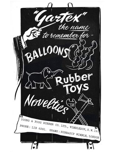 1956 trade advert, Games and Toys