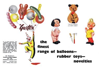 1955: Gartex rubber products, Young & Fogg Rubber Co. Ltd.