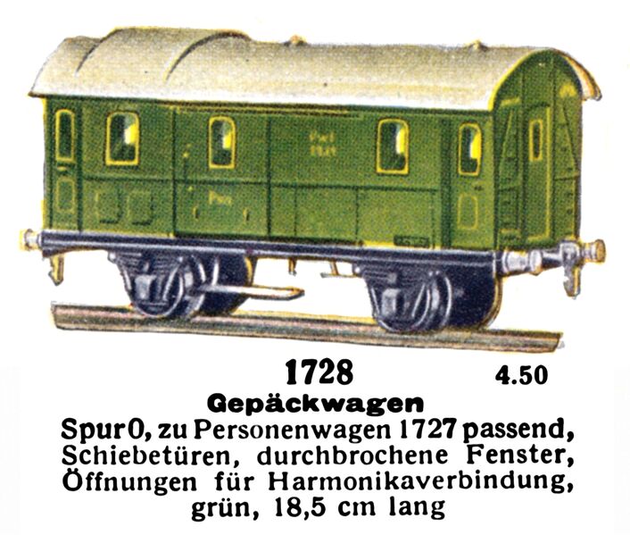 File:Gepäckwagen - Baggage Car, Märklin 1728 (MarklinCat 1939).jpg