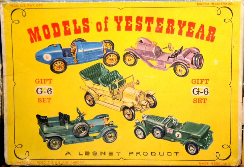 File:Gift Set G-6, Models of Yesteryear, box lid (Lesney G-6).jpg