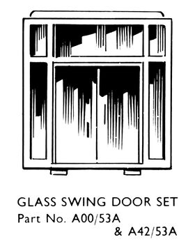 No.53: Glass Swing Door Set