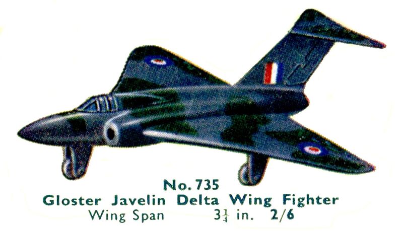 File:Gloster Javelin Delta Wing Fighter, Dinky Toys 735 (MM 1958-09).jpg