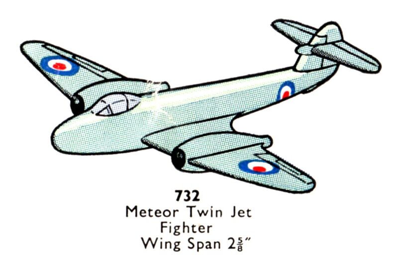 File:Gloster Meteor Twin Jet Fighter, Dinky Toys 732 (DinkyCat 1956-06).jpg