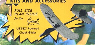 ~1969: Gnat Glider plans for Jetex