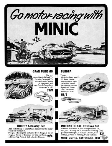 1965: "Go motor-racing with MINIC"
