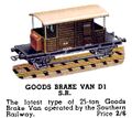 Goods Brake Van SR, Hornby Dublo D1 (HBoT 1939).jpg