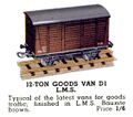 Goods Van 12-Ton LMS, Hornby Dublo D1 (HBoT 1939).jpg