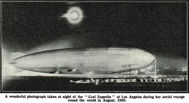 1929: LZ-127 Graf Zeppelin over Los Angeles