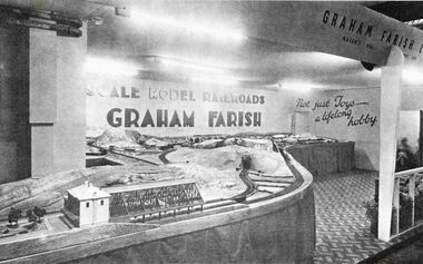 1948: The Graham Farish stand, British Industries Fair