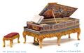 Grand Piano in Drawing Room, The Queens Dolls House postcards (Raphael Tuck 4501-2).jpg