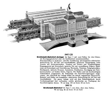 1931: Leipzig Station Complex, Märklin 2037 GB