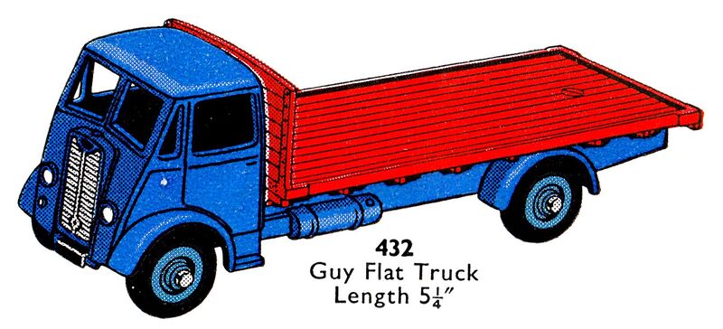File:Guy Flat Truck, Dinky Toys 432 (DinkyCat 1956-06).jpg