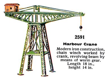 1936: Harbour Crane Märklin 2591