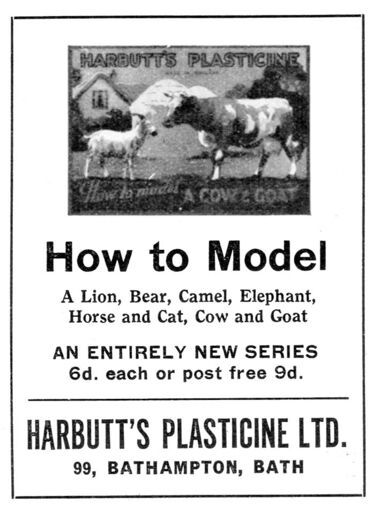 1932: "How to Model" series: "A Cow and Goat"