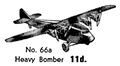 Heavy Bomber, camouflaged, Dinky Toys 66a (MM 1940-07).jpg