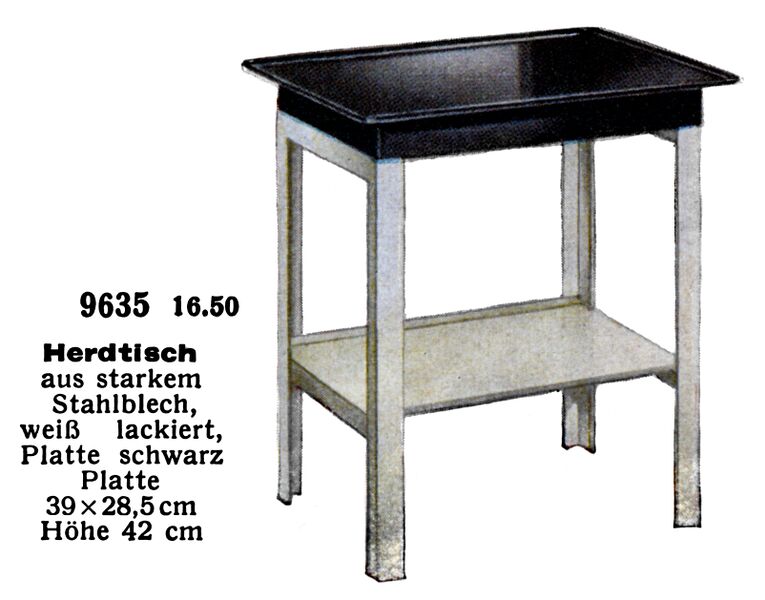 File:Herdtisch - Side Table, white steel with black top, Märklin 9635 (MarklinCat 1939).jpg