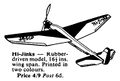 Hi-Jinks, rubber-powered model aircraft, Jasco (Hobbies 1966).jpg