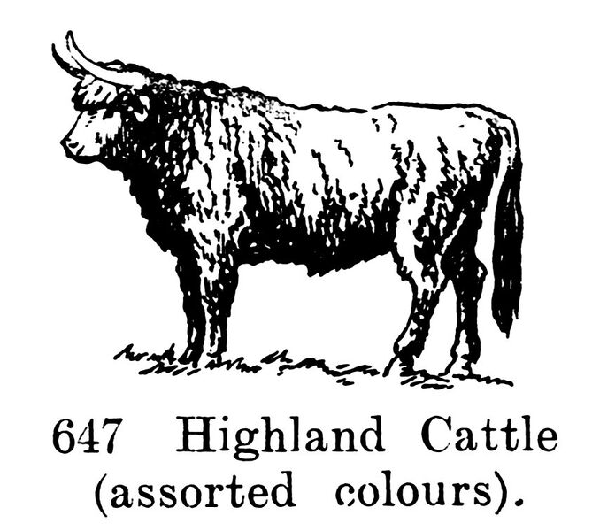 File:Highland Cattle, Britains Farm 647 (BritCat 1940).jpg