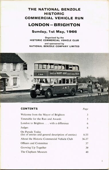 1966 programme title page