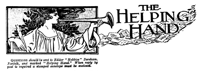 File:Hobbies Weekly, section artwork, The Helping Hand (HW 1913-08-09).jpg